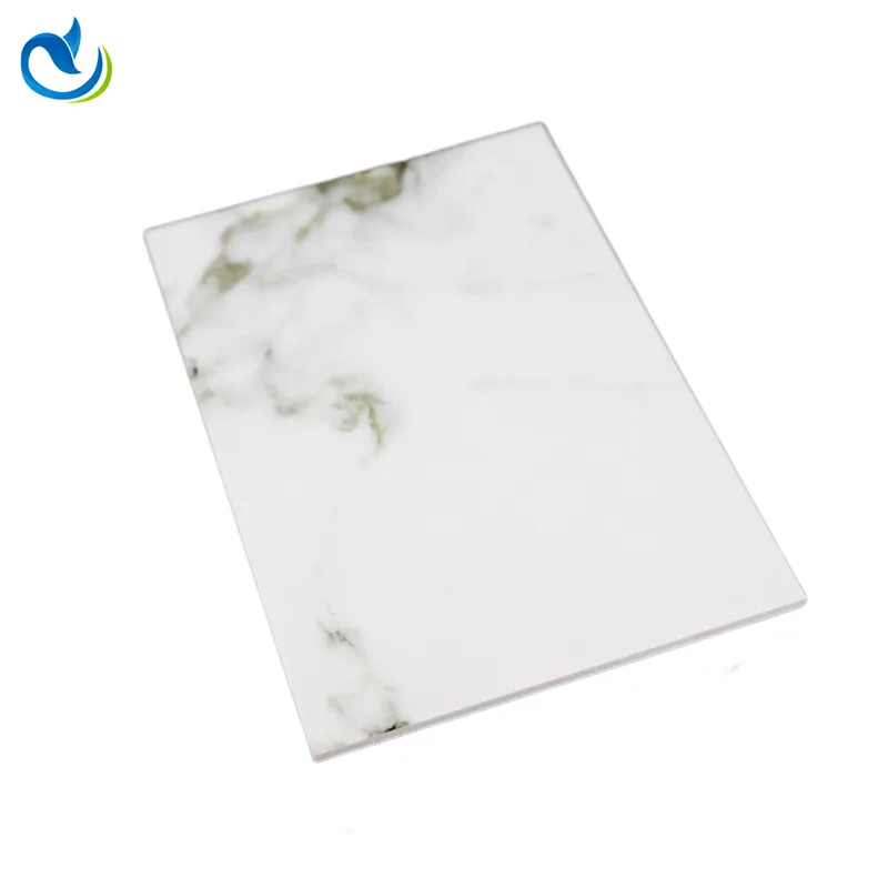 Waterproof Plastic Alternative UV PVC Marble Panels Boards